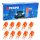 TECPO Glühbirnen WY5W 12V 5W Blinkerbirnen, 10 Stück