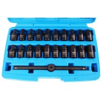 BGS Ölwannen Steckschlüssel Einsatz 21-tlg. Ölwannenschlüssel 3/8"