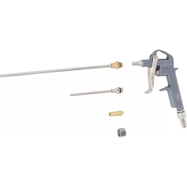 BGS Druckluft-Ausblaspistole | Alu-Druckguss | mit 3 Düsen