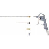 BGS Druckluft-Ausblaspistole | Alu-Druckguss | mit 3 Düsen
