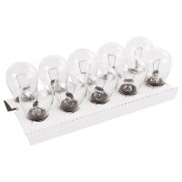 TECPO Glühlbirne P21W 12V 21W BA15S, 10 Stück