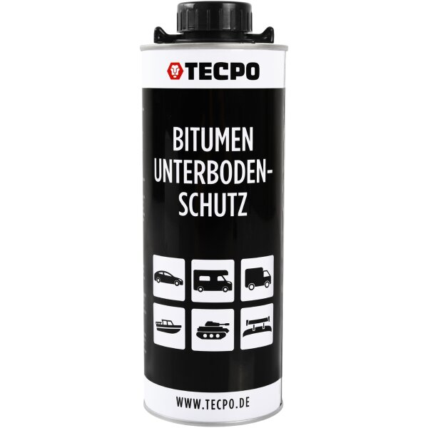 TECPO Unterbodenschutz Bitumen schwarz, 1L