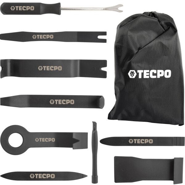 TECPO Zierleistenkeile-Satz | verschiedene Formen | 9-teilig