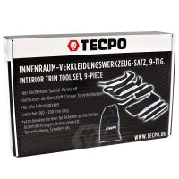 TECPO Zierleistenkeile-Satz | verschiedene Formen | 9-teilig