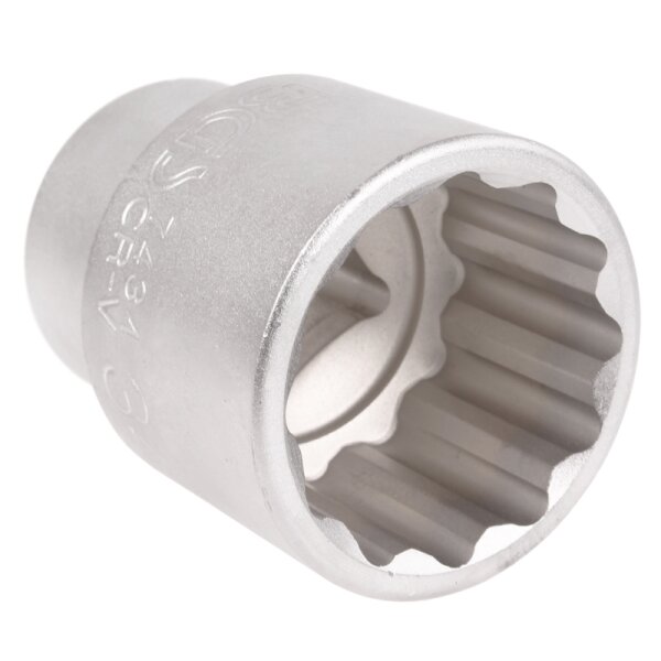 BGS Steckschlüssel-Einsatz Zwölfkant | Antrieb Innenvierkant 20 mm (3/4") | SW 34 mm