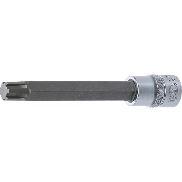 BGS Bit-Einsatz | Länge 140mm | Antrieb Innenvierkant 12,5mm (1/2") | Keil-Profil (für RIBE) M14