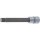 BGS Bit-Einsatz | Länge 140mm | Antrieb Innenvierkant 12,5mm (1/2") | Keil-Profil (für RIBE) M14