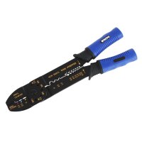 TECPO Crimpzange mit Kabelschuh-Sortiment, 225 mm, 271-teilig