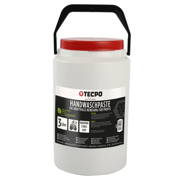 TECPO Handwaschpaste Handreiniger für KFZ Werkstatt 3 L