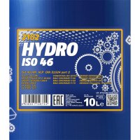 MANNOL Hydro ISO HLP 46 Hydrauliköl, 10 Liter