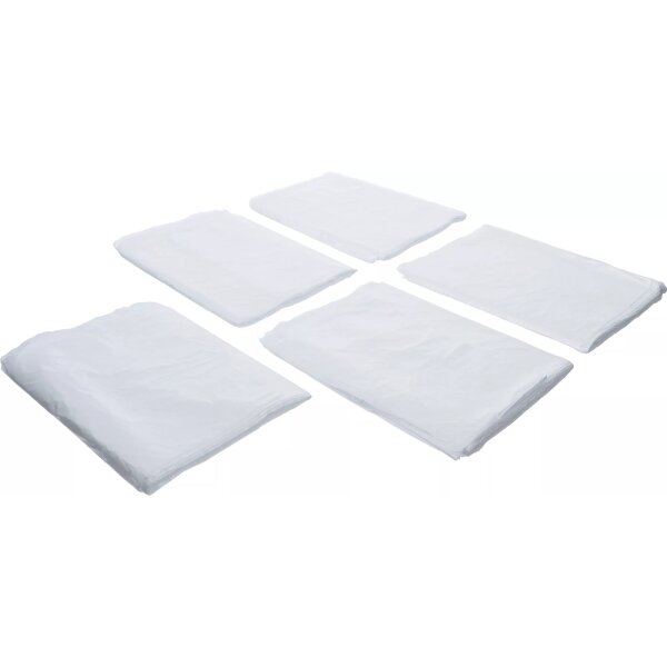 BGS DIY Abdeckfolien-Satz | HDPE | transparent | 4 x 5 m | 20 m² | 5-tlg.