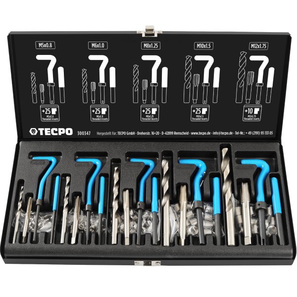 TECPO Gewindereparatur Satz 131-teilig