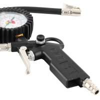 TECPO Druckluft Reifenfüllpistole 0-12 Bar