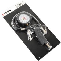 TECPO Druckluft Reifenfüllpistole 0-12 Bar