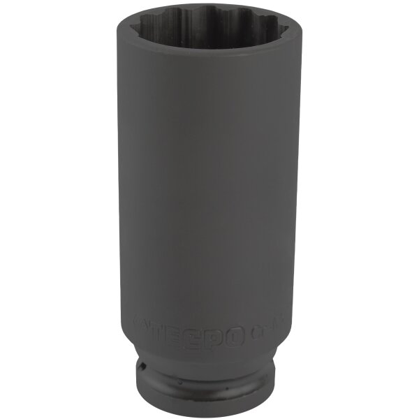 TECPO Vielzahn Kraft Steckschlüssel Nuss 1/2 Zoll, 30 mm