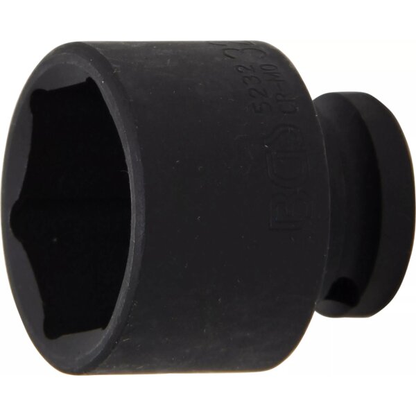 BGS Kraft-Steckschlüssel-Einsatz Sechskant | Antrieb Innenvierkant 12,5 mm (1/2") | SW 32 mm