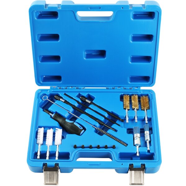 TECPO Injektorsitz- und Schacht-Reinigungssatz, 19-teilig