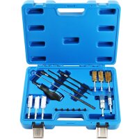 TECPO Injektorsitz- und Schacht-Reinigungssatz, 19-teilig