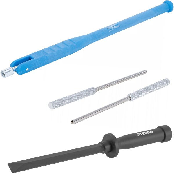 2x Ventilwerkzeug + Reifen Ventilschaft Einziehwerkzeug + Schaber