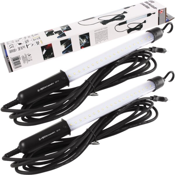 2x BGS DIY LED Werkstatt-Leuchte 6W