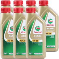 7x CASTROL EDGE M 5W-30 15BF68, 1L