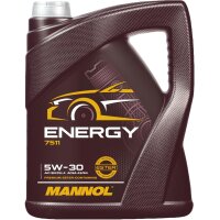 MANN-FILTER Ölfilter + MANNOL 5W-30 ENERGY, 5L