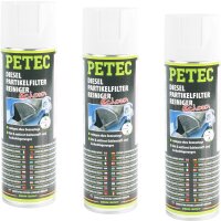 3x PETEC Dieselpartikelfilterreiniger, 400 ml