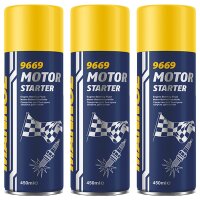 3x MANNOL 9669 Motor Starter, 450 ml
