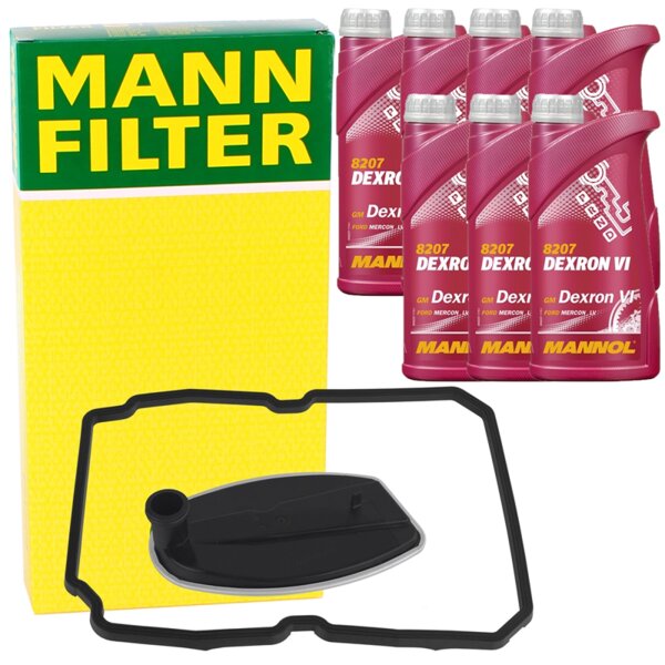 Mann Getriebefilter + 7L Getriebeöl