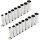 2x TECPO Steckschlüssel Satz, tief, 1/2 Zoll, 10-24 mm 9-teilig