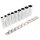 2x TECPO Steckschlüssel Satz, tief, 1/2 Zoll, 10-24 mm 9-teilig