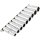 2x TECPO Steckschlüssel Satz, tief, 1/2 Zoll, 10-24 mm 9-teilig