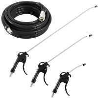 TECPO Ausblaspistolen-Satz + Druckluftschlauch 10m
