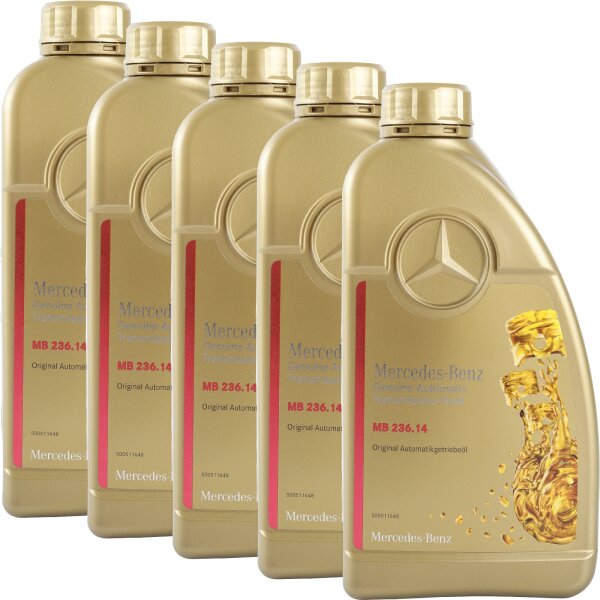 5x OE MB Automatikgetriebeöl MB 236.14, 1L