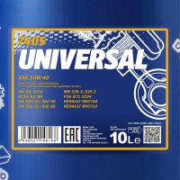 4x MANNOL Universal 15-40, 10L