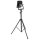 TECPO AKKU COB LED 50W Arbeitsleuchte 4500 Lumen Strahler Baustrahler IP54 mit Stativ