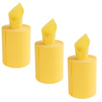 3x Putzrolle gelb 2-lagig, 21.7x30 cm, MINI-400