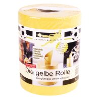3x Putzrolle gelb 2-lagig, 21.7x30 cm, MINI-400