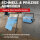 2x TECPO Putzrolle blau 2-lagig, 23x30 cm, MINI-300