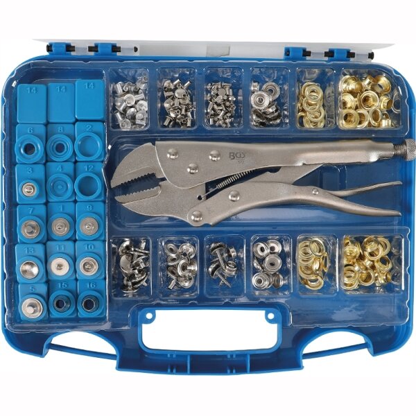 BGS Ösen-Druckknopf-Sortiment | 275-tlg.