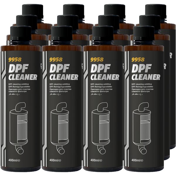 12x MANNOL DPF Cleaner, 400 ml