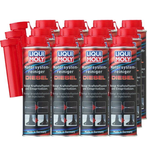 12x LIQUI MOLY Motor-System-Reiniger Diesel, 300 ml