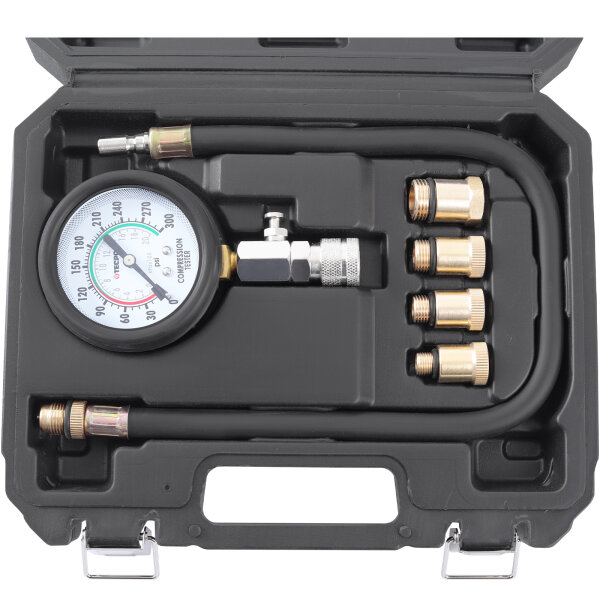 8x TECPO Kompressionstester Adapter Komprssionsprüfer M10 M12 M14