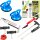 PETEC Scheibenkleber-Set + Ausbau-Werkzeug + 2x Gummisauger Ø 115 mm