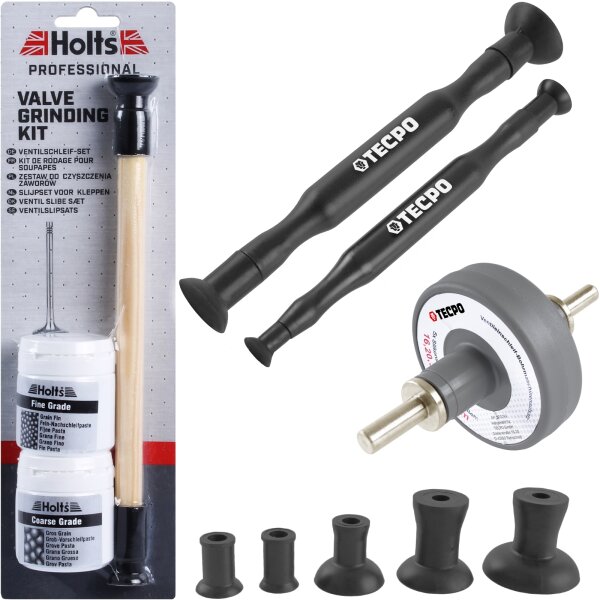 TECPO Ventil Schleifpaste Einschleifer Set, 11-tlg.