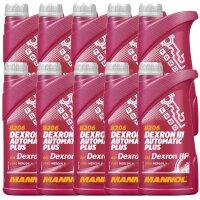 MANNOL Dexron III Automatic Plus, ATF 10x1 Liter