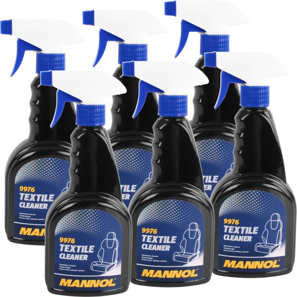 6x MANNOL Textile Cleaner, 500 mL