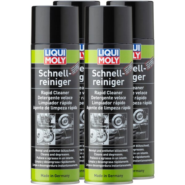 4x LIQUI MOLY 3318 Schnellreiniger (Spray), 500 ml