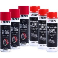 3x TECPO Bremsenreiniger Universal Reiniger, 500 ml + 3x...