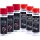 3x TECPO Bremsenreiniger Universal Reiniger, 500 ml + 3x TECPO Unterbodenschutz überlackierbar schwarz, 500 ml